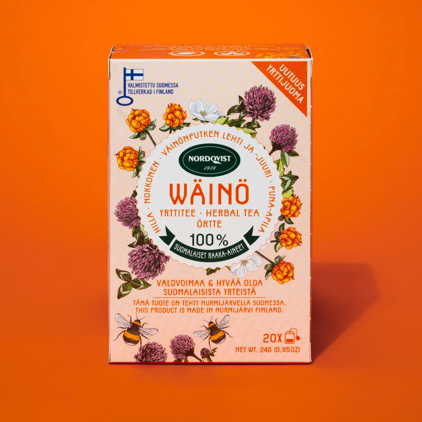 WÄINÖ pure herbal tea grown in Finland